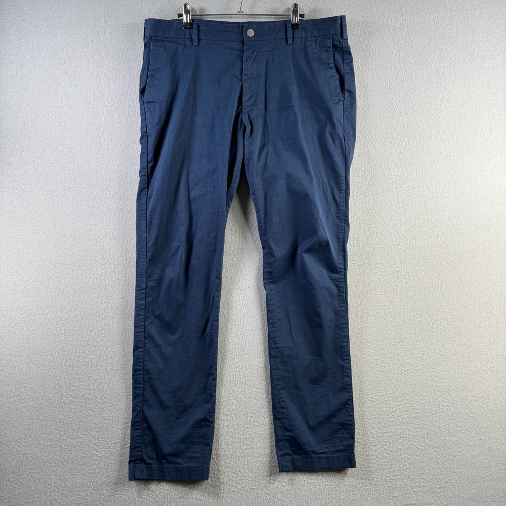 Spoke Pants Mens 36x30 Blue Chino Sharps Build A Lightweight‎ Cotton Trousesr